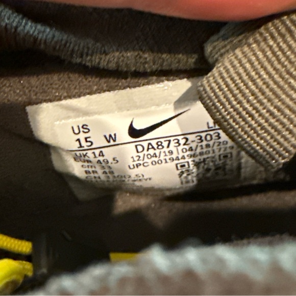 Size 15 Wide Nike Vapor Edge 360 Elite Oregon Ducks PE Football Cleat DA8732-303 main image 4